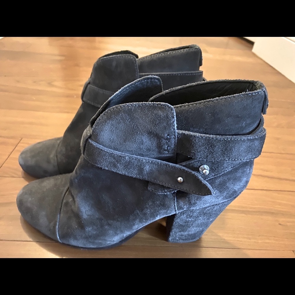 Rag and Bone Harrow booties grey suede size 40 - Picture 4 of 14